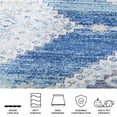 thumbnail image 5 of Safavieh Madison Brandon Oriental Area Rug, Navy/Creme, 8' x 10', 5 of 11