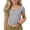 Grey, variant on Girls Ribbed Knit Crop Top Short Sleeve Tee Square Neck Raglan Basic Casual Shirt For Kids Toddler Youth (Red,11-12 Years)