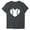 Grey, variant on Meichang Baseball Love Heart Shirts Women Baseball Heart Graphic Tee Shirts Short Sleeve Crew Neck Casual Tops Loose Fit Summer Game Day Blouses Wine XL