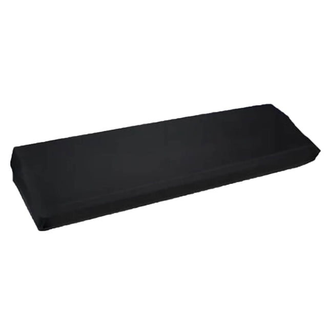 Funda para piano con correa ajustable, elástica y suave, con hebilla y protector antipolvo para piano de 88 teclas, color negro