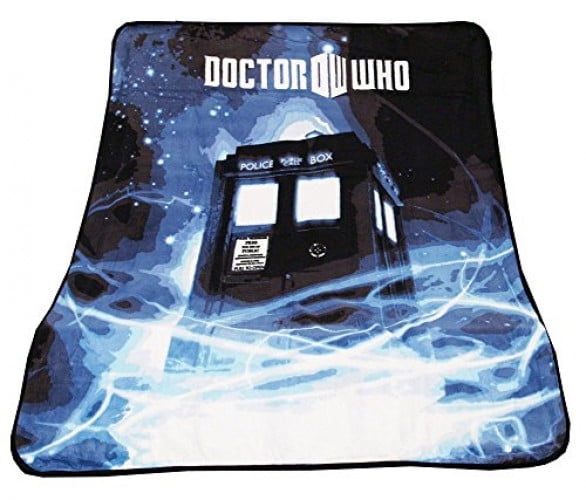 Dr Doctor Who SUPPORT OUR TIME LORDS Micro Raschel Throw Blanket 50" by 60" 