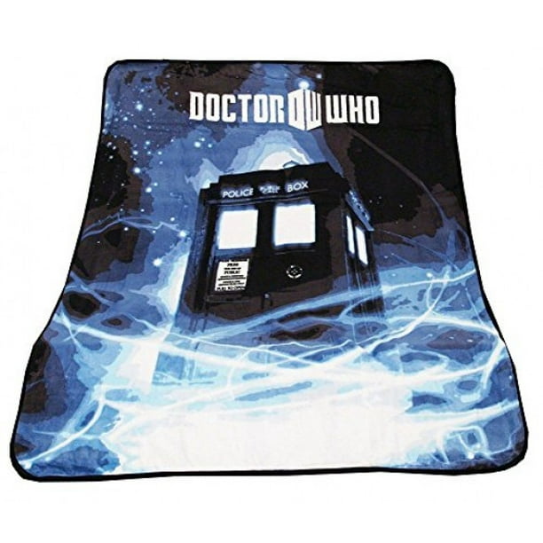 Doctor Who Throw Blanket - TARDIS Gallifrey Fleece - 50" x ...