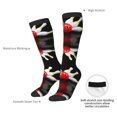 thumbnail image 5 of Women's Knee High Socks Bowling Bottle Print Thermal Soft Knee Long Socks, 5 of 7