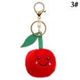 thumbnail image 3 of Plush Fruit Keychain Cute Cartoon Purse Pendants Strawberry Bag Charm for Girls, 3 of 10