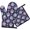 Pioneer Flower Floral Print Pattern-2, variant on Pioneer Flower Floral Print Pattern 1-Pack Oven Mitts Set, Heat Resistant Kitchen Gloves, 7.7" X 12"