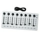 thumbnail image 1 of Mezclador controlador MIDI portátil con 8 perillas, ligero, profesional, fácil de usar, consola de mezcla MIDI con controlador USB, 1 of 8