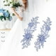 thumbnail image 1 of 2 apliques de encaje, parches de bordado floral, parches de encaje, adornos de tela de encaje para costura, decoración artesanal, vestido de novia Azul perfecl Apliques de encaje, 1 of 8