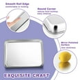 thumbnail image 6 of Vesteel Baking Cookie Sheet, 16 x 12 x 1 inches Stainless Steel Rectangle Baking Pan Oven Tray, 6 of 7