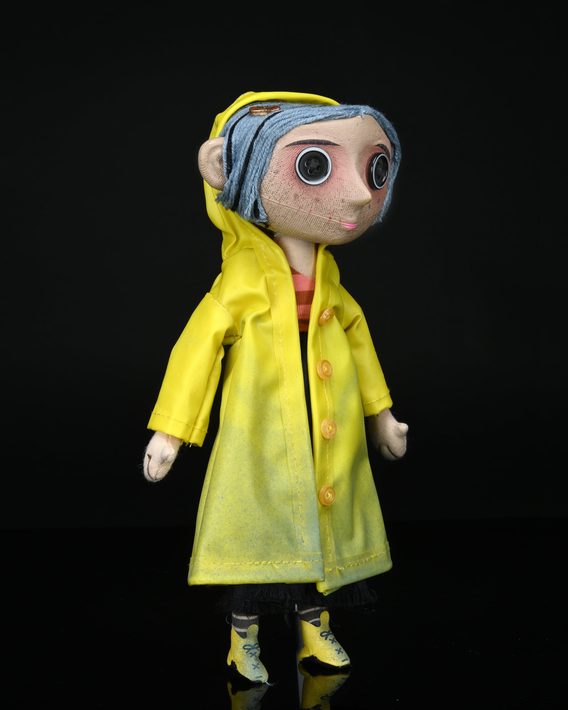 NECA Coraline: Coraline Posable 10-Inch Yarn Hair, Button Eyes