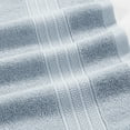 thumbnail image 6 of Modern Threads Allie Jacquard Border 6-Piece Cotton Towl Set, Sky, 6 of 15