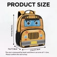 thumbnail image 7 of KUIFORTI Bus Print Toddler Backpack Kids School Bag with Multiple Organizer Pockets Adjustable Straps for Preschool Kindergarten Back to School Essentials Gifts, 7 of 7