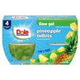 thumbnail image 3 of (6 pack) Dole Fruit Bowls Diced Pineapple in Lime Gel, 4.3 oz Cups (4 Pack), 3 of 11