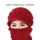thumbnail image 4 of Qarigey 2020 nuevo calentador de cuello femenino Otoño Invierno gorros sombreros máscara mujer invierno sombrero tejido sombreros bufanda conjunto Sombreros Rojo, 4 of 8