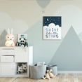 thumbnail image 2 of Stupell Industries Shine Like the Stars Phrase Night Sky Clouds,24 x 30,Designed by Elizabeth Tyndall, 2 of 6