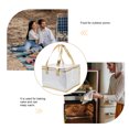thumbnail image 3 of 1pc Cake Packing Bag Insulated Thermal Food Storage Bag Portable Handheld Bag, 3 of 9