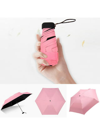 Cute Frosted Small Umbrella Short Ladies Wallet Purse