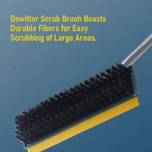 2 in 1 Floor Brush Scrubber with Long Handle Grout Brush 2023 New Upgrade  Scrape Stiff Bristle Cleaning Scrub Brush with Squeegee 120°Rotating Tile Brush  for Cleaning Bathroom Glass Patio Kitchen - Yahoo Shopping