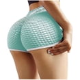 thumbnail image 2 of ICHUANYI Clearance Women Basic Slip Bike Shorts Compression Workout Leggings Yoga Shorts Pants(Sky Blue, L) ICHUANYI WER2023080910198, 2 of 9