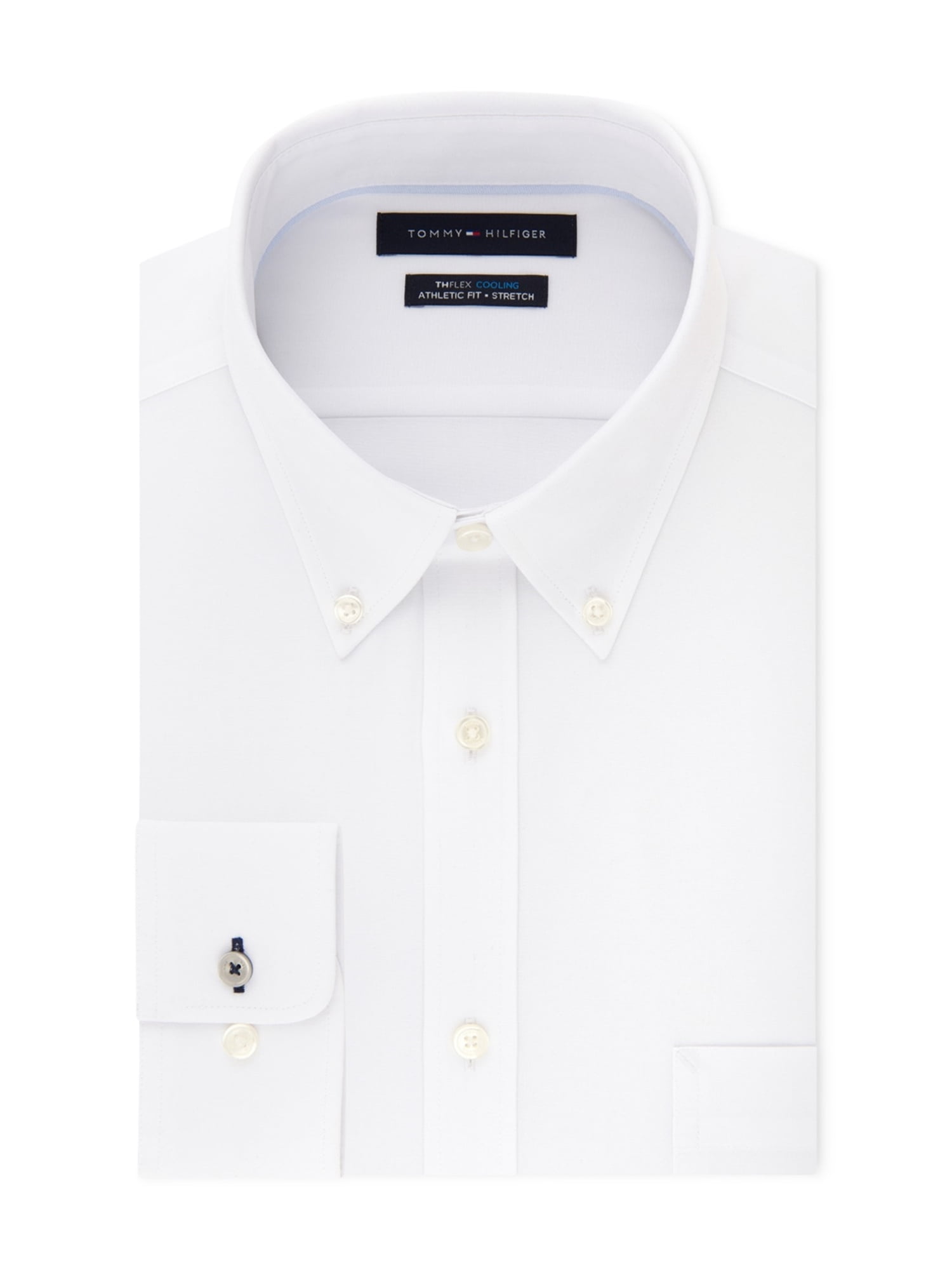 tommy hilfiger mens white dress shirts