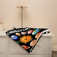 thumbnail image 5 of Yibo Planets Space Gift for Kids Blanket Flannel Soft and Comfortable Anti-static Bed Sofa Blanket, 5 of 9