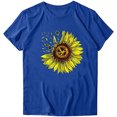 thumbnail image 2 of Sevevn Great Gifts for Less Women's Tops Casual Loose Fit Plus Size Exquisite Patterns Tee Shirts Tops on Clearance, 2 of 6