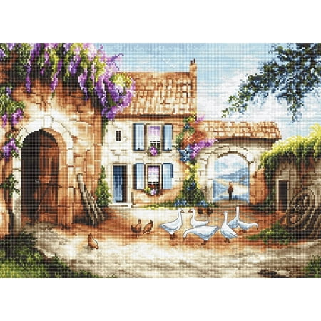 UPC: 4840746044304 | Counted Cross Stitch Kit Village Leti902