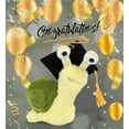 thumbnail image 5 of DolliBu Yellow Snail Small Graduation Plush Toy - Super Soft Plush Graduation Stuffed Animal Dress Up with Graduation Cap with Tassel - Congratulatory Graduation Gift - 5.5 Inches, 5 of 6
