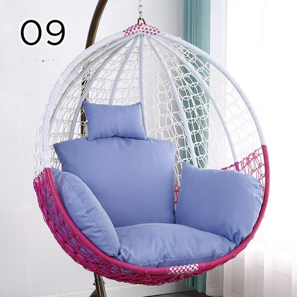 Funda de cojín para exteriores, cubierta colgante para silla de columpio, hamaca, funda de almohada para playa, jardín, tumbona, sin columpio, sin relleno Fivean unisex