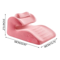 Neorosiri Reflux Support Lumbar Pillow - Multi-Functional Ventilated Foam for Comfortable Sleep and Back Relief