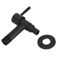 thumbnail image 2 of Grifo para lavadora, grifo negro de acero inoxidable para el hogar, grifo de agua fría simple, ultra sensible, 2 of 11