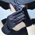 thumbnail image 4 of Ladies Short Wrist Gloves Smooth Satin For Party Dress Wedding Prom Evening, 4 of 9