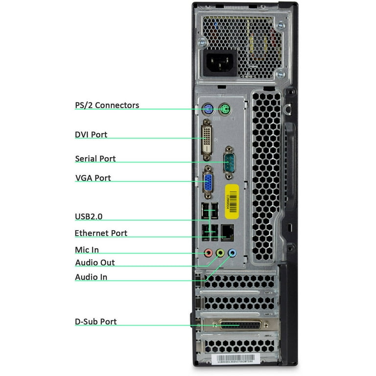 Restored Lenovo ThinkCentre M72E-SFF Desktop PC with Intel Core i3