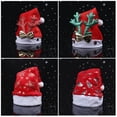 thumbnail image 2 of ZPAQI Adult Santa Hat Thicken Headgear for Holiday Christmas New Year Symbol, 2 of 20