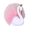 thumbnail image 2 of 1Pc Swan Decorative Pendant Clearance! Head With Golden Swan Room Dress Chiffon Pattern for Kindergarten Children'S Home Decor, 2 of 8