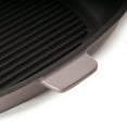 thumbnail image 5 of BergHOFF Neo 3pc Cast Iron Fry Pan & Grill Pan Set with Slotted Steak Press, Oyster, 5 of 7