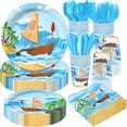 thumbnail image 1 of Green and Brown Party Decorations Mini Pixel Paper Plates and Napkins Video Game Themed Birthday Party Decorations Tableware Set for Kids Birthday Decor Serves 24, 1 of 5