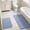 Gray, variant on Bathroom Rug Set Memory Foam Bath Mats 3PC Water Absorbent, Non-Slip Machine Washable Home Decor Accessories Purple