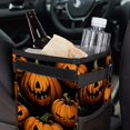 thumbnail image 6 of Pumpkin Foldable Car Trash Bin with Lid, Leak-proof Mini Trash Can, Hanging Storage Bag for Car, 6 of 6