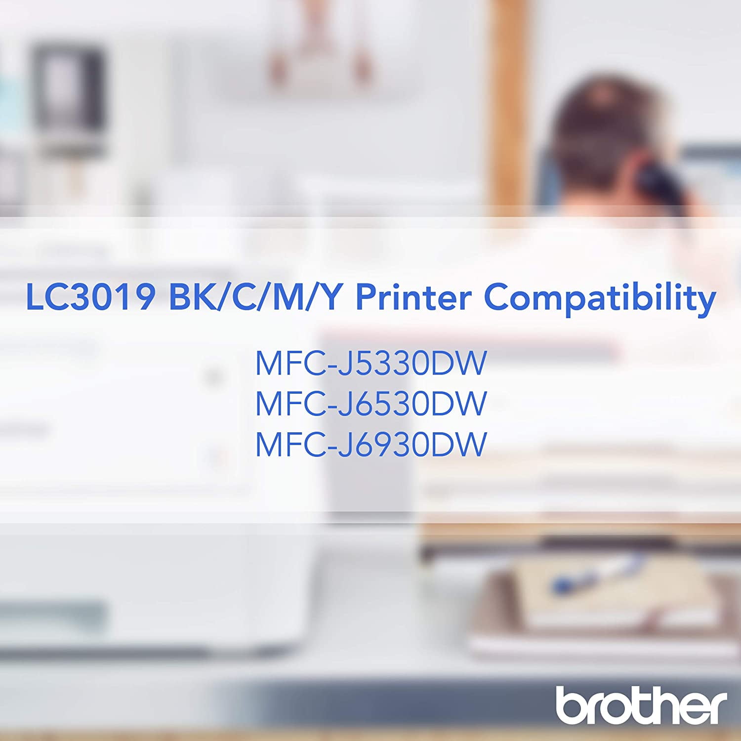 (2 pack) Brother Genuine LC3019Y Super High Yield Yellow Ink Cartridge, Page Yield Up To 1,500 Pages