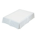 thumbnail image 1 of The Great American Store Bedding Easy on/Easy off 18-Inch Extra Drop Length 1800 Series Double Brushed 100% Microfiber Pleated Bed Skirt - Twin XL (Solid, White), 1 of 3