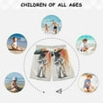 thumbnail image 6 of FORMRS Boys Swim Trunks Quick Dry Mesh Liner Boardshorts Sizes XS-XL, White Astronaut, 6 of 7