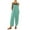 Mint Green-16, variant on REALiKUN Women Cotton Linen Overalls Summer Sleeveless Bib Rompers Loose Fit Wide Leg Baggy Jumpsuit with Pockets