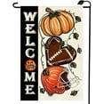 thumbnail image 2 of Fall Truck Garden Flags for Outside, Fall Autumn Welcome Garden Flags 12.5x18 Double Sided, Rustic Pumpkin Harvest Lawn Flags, Burlap Truck Holiday Yard Flags for Farmhouse Decor, 2 of 6