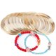 thumbnail image 2 of Brazalete de alambre de joyería de 100 círculos, fabricación de pulseras, envoltura de alambre de abalorios, fabricación de joyas DIY, Ropa, zapatos y accesorios Miscelánea chapado en oro KC Jumpingount HA2546-03B, 2 of 6