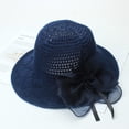 thumbnail image 5 of Tea Party Hats Easter Womens Summer Dress Hat Wide Leaf Flower Bridal Shower Hat Sun Hats Beach Hat, 5 of 5