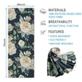 thumbnail image 2 of Pioneer Flower Floral Print Pattern Hot Yoga Mat Towel Non Slip for Hot Yoga - Quick-Drying Yoga Mat Cover with 4 Corner Pockets with Travel Bag - Hot Yoga Towel Non Slip 70"x26", 2 of 6