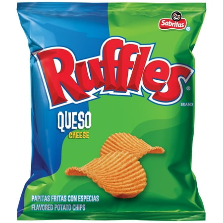 Ruffles Queso Cheese Potato Chips 2.875 oz. Bag