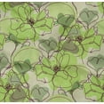 thumbnail image 5 of oneOone Cotton Poplin Twill Light Green Fabric Abstract Line Drawing Floral Sewing Craft Projects Fabric Prints By Yard 56 Inch Wide, 5 of 5