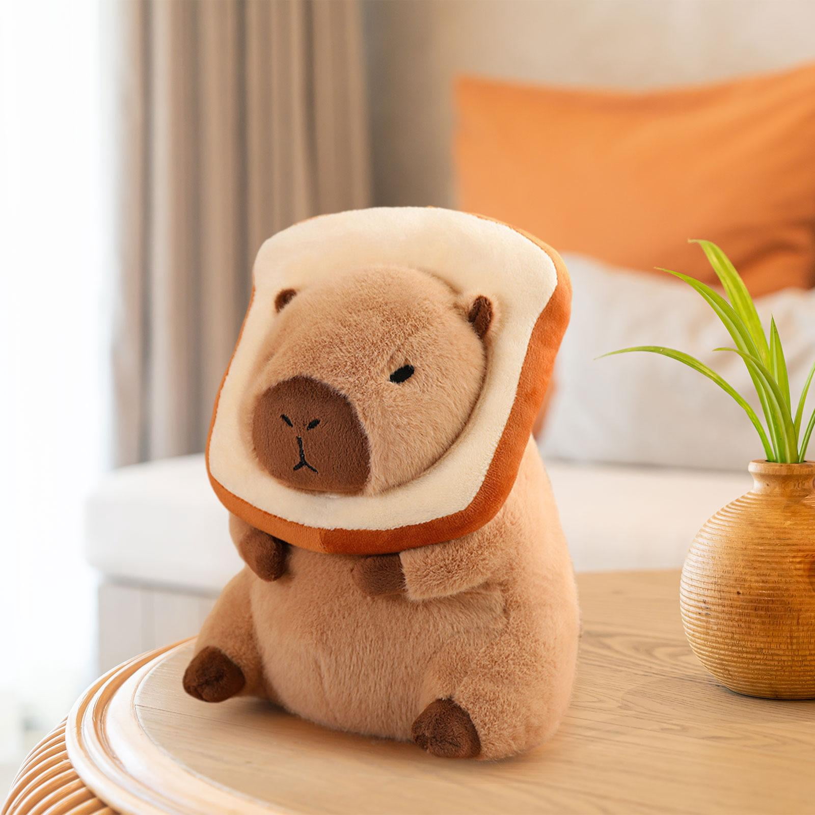 LeeQinersw Capybara Doll Capybara Toy Collectible Soft Comfortable Home Decoration Capybara Bread