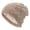 Khaki, variant on Winter Men And Women Padded And Thickened Warm Hat Outdoor Letters Knitted Hat Fall And Winter Riding Neck Warm Wool Hat Warmest Winter Hat